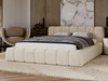 Polsterbett mit Bettkasten und Lattenrost 120x200 Ibiza Beige