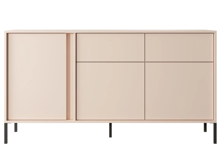 Kommode mit Türen und Schubladen Dego Beige