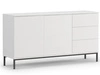 Kommode mit Türen und Schubladen Soroko Weiß