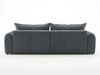 Ecksofa L-Form Links mit Schlaffunktion und Bettkasten Bonno Dunkelgrau