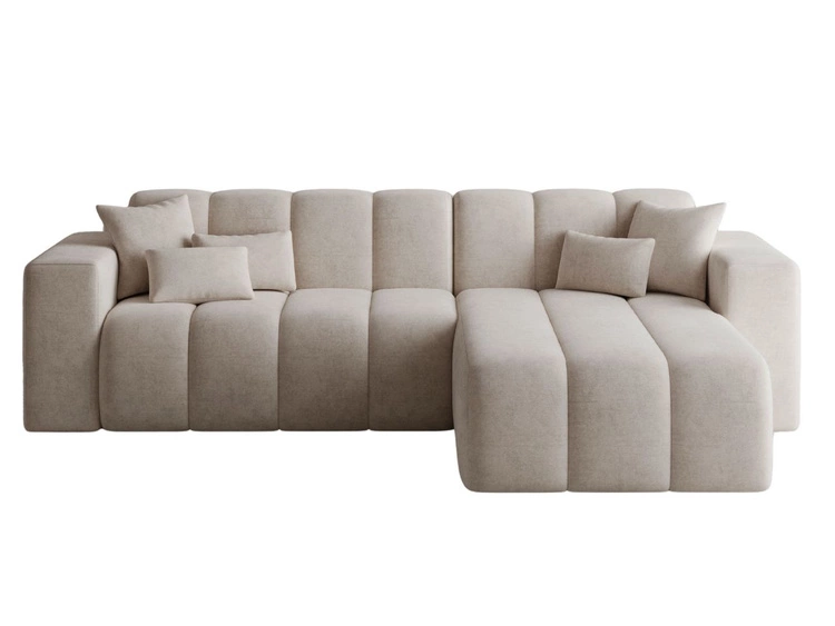 Ecksofa L-Form Rechts Nork Beige