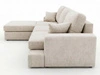 Ecksofa L-Form fürs Wohnzimmer Nesto Links Beige