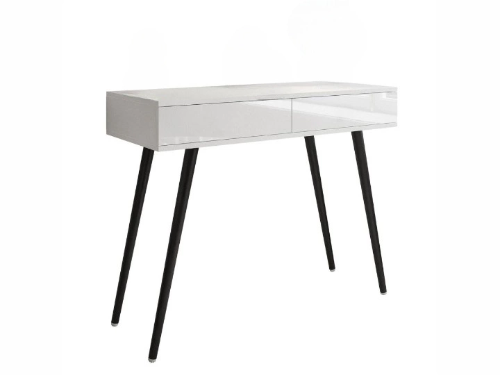 Glänzendes Weiß \ Push to open \ Schwarz