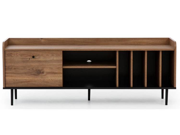 TV-Lowboard mit Türe 150 cm Vasa Braun