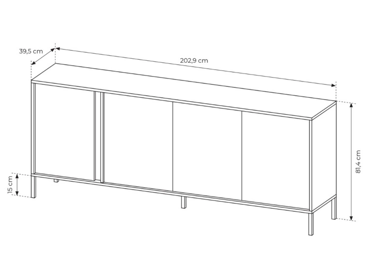 Türkommode Dego Beige