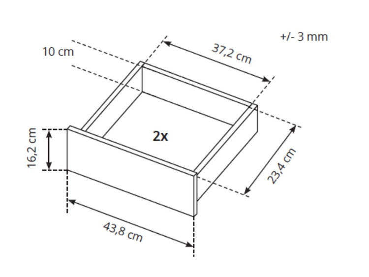 Holzbett 160x200 Baffi Eiche Craft Gold, Weiß