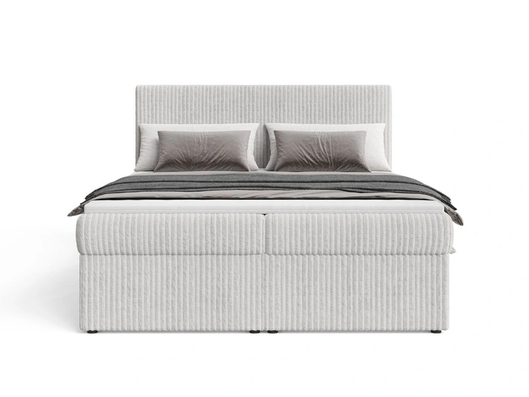 Boxspringbett mit Bettkasten 160X200 Brisa Grau