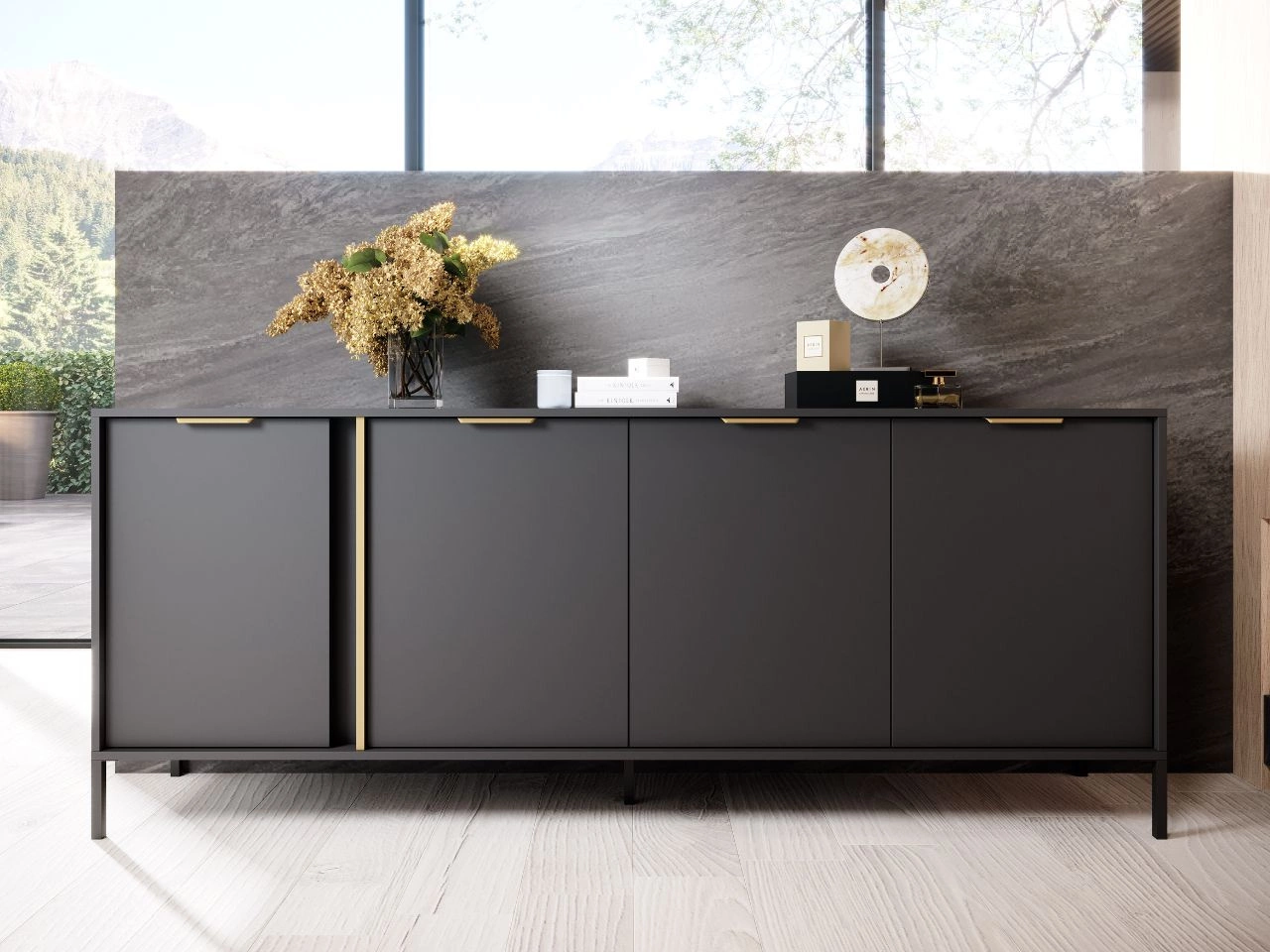 Türkommode Drino Anthrazit