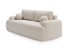 Sofa mit Schlaffunktion und Bettkasten Aurio Creme