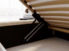 Polsterbett mit Bettkasten und Lattenrost 160x200 Mellow Beige
