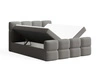 Boxspringbett mit Bettkasten 140x200 Rivon Grau