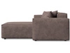 Ecksofa L-Form Rechts Arizona Braun