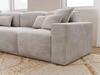 Ecksofa L-Form Links Moderne Ecksofa Leni Hellgrau