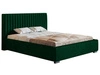 Polsterbett mit Bettkasten und Lattenrost 180x200 Toscania Grün