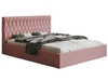 Polsterbett mit Bettkasten und Lattenrost 120x200 Benny Rosa