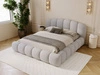 Polsterbett mit Stauraum und Lattenrost 180x200 Cloud Soft Grau