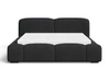 Polsterbett mit Bettkasten und Lattenrost 160x200 Aubi Schwarz