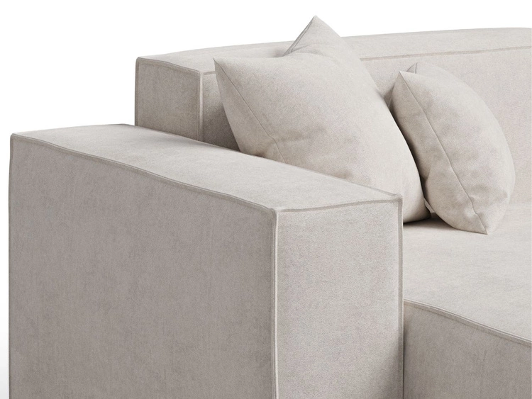 Ecksofa L-Form Links Arizona Beige
