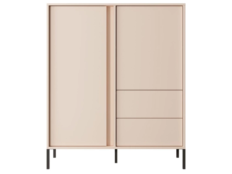 Kommode mit Türen und Schubladen Dego Beige