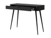 Schminktisch mit Schwarzen Metallbeinen Latina Schwarz