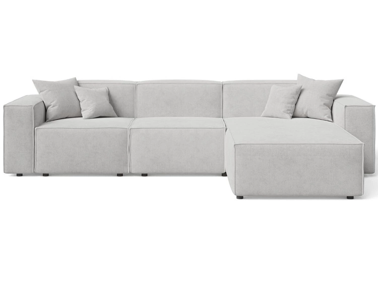 Ecksofa L-Form Rechts Arizona Grau
