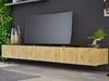 Set mit zwei TV-Lowboard mit Türen 150 cm Kioto Artisan Eiche