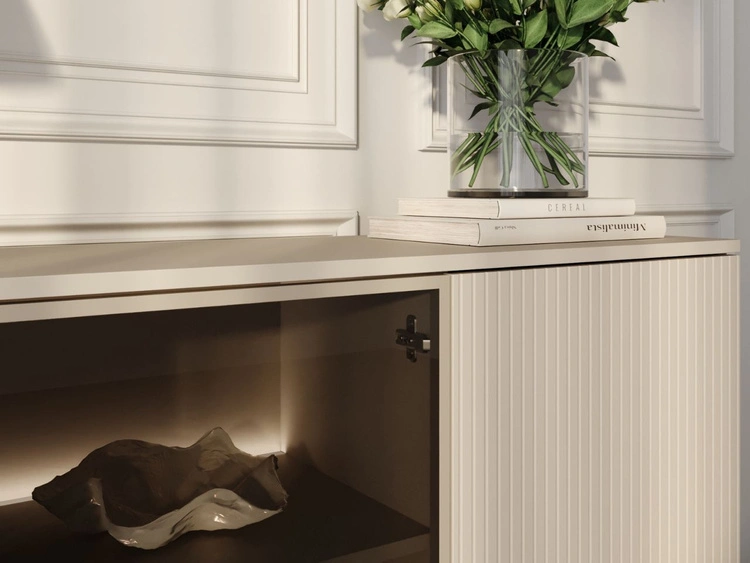 Türkommode mit Led Deo 154 cm Kaschmir
