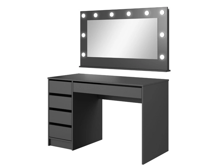 Schminktisch mit Spiegel Anes Antrazit