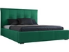 Polsterbett mit Bettkasten und Lattenrost 200x200 Valencia Grün