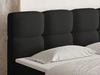Boxspringbett mit Bettkasten 180x200 Rivon Schwarz