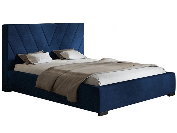 Polsterbett mit Bettkasten und Lattenrost 180x200 Tivoli Dunkelblau