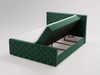 Boxspringbett mit Bettkasten 160x200 Montego Grün
