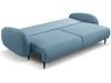 Schlafsofa mit Bettfunktion und Bettkasten Alta Blau