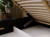 Polsterbett mit Stauraum und Lattenrost 200x200 Cloud Soft Schwarz