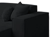 Ecksofa L-Form Rechts Arizona Schwarz