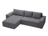 Ecksofa L-Form Links mit Schlaffunktion und Bettkasten Portland Grau