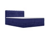 Boxspringbett mit Bettkasten 180x200 Forte Dunkelblau