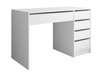 Schreibtisch mit fünf Schubladen Melo Weiß Matt