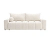 Schlafsofa mit Bettfunktion und Bettkasten Miro Creme