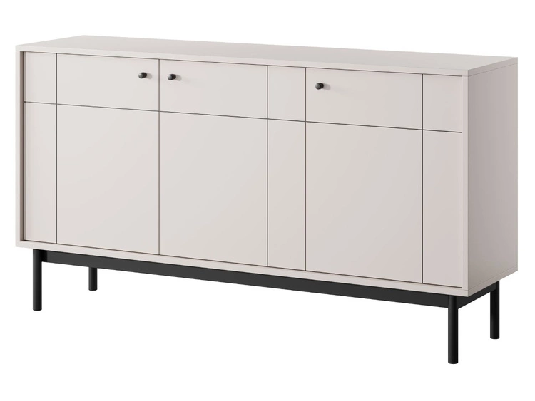 Dreitürige Kommode Julio Cashmere