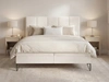 Boxspringbett mit Bettkasten 140x200 Vendi cremig