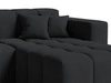 Ecksofa L-Form Rechts Moderne Ecksofa Loopo Schwarz