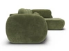 Ecksofa mit Schlaffunktion und Bettkasten Rechts Carino Grün