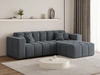 Ecksofa L-Form Rechts Moderne Ecksofa Loopo Dunkelgrau