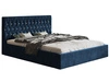 Polsterbett mit Bettkasten und Lattenrost 140x200 Benny Dunkelblau