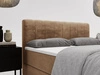 Boxspringbett mit Bettkasten 120x200 Forte Beige