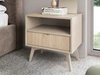 Nachttisch mit Schublade Modena Beige