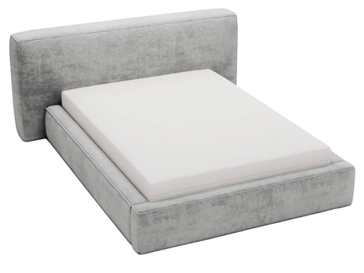 Hellgrau \ 180x200 cm