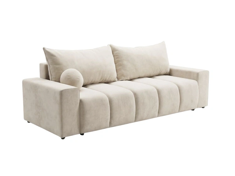 Schlafsofa mit Bettfunktion und Bettkasten Miro Beige
