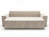 Schlafsofa mit Bettfunktion und Bettkasten Sivra Beige
